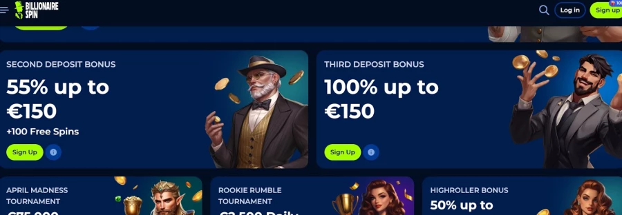 Billionaire spin Casino